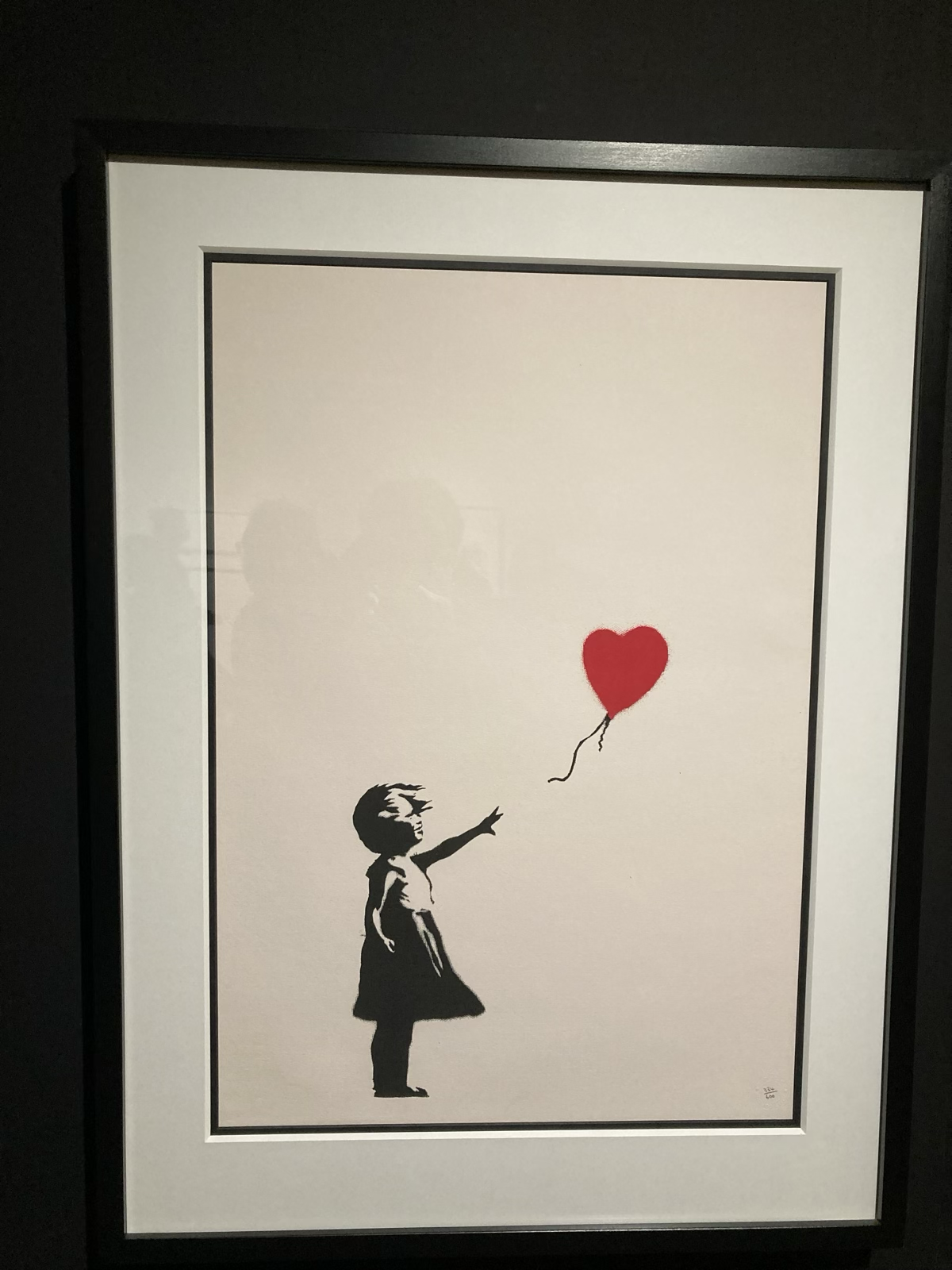 バンクシーの絵の写真