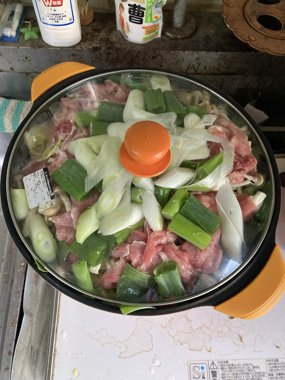 キムチ鍋の写真