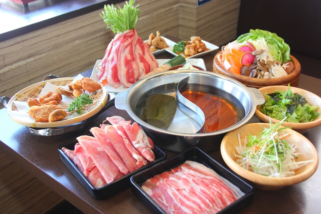 しゃぶしゃぶセットの写真