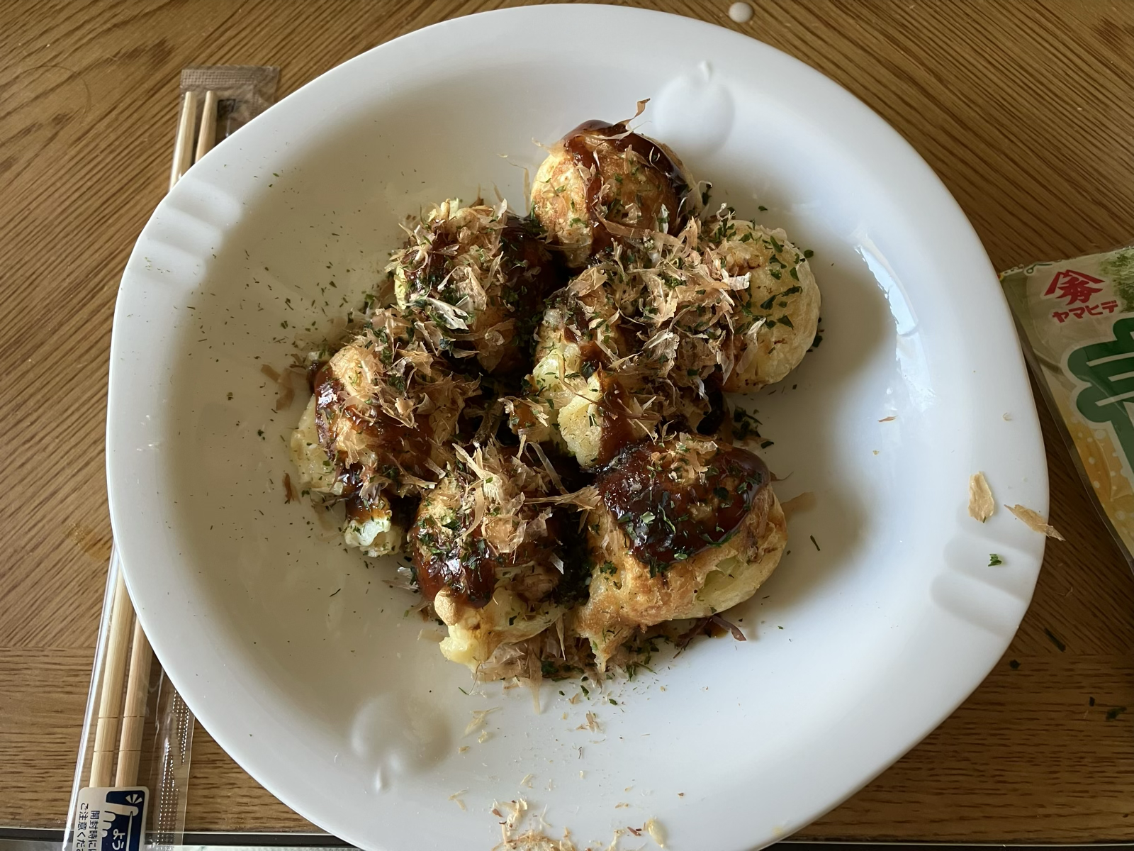 たこ焼き出来上がり