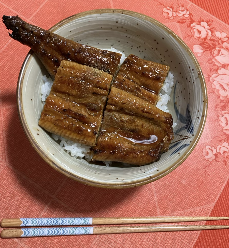 大好物のウナギ